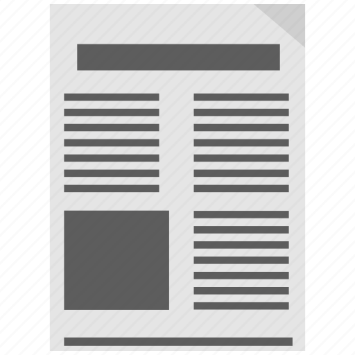 News, news paper, newsletter icon icon - Download on Iconfinder