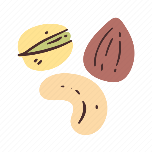Nuts, food, protein, healthy, eat icon - Download on Iconfinder