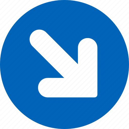Arrow, down, right, direction, move, shift, out icon - Download on Iconfinder