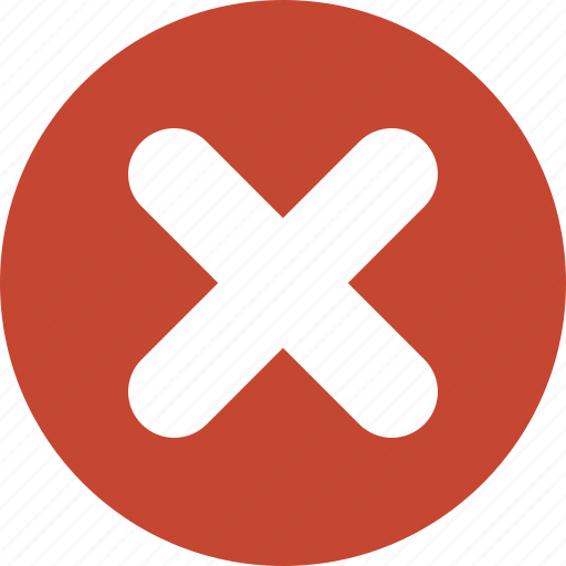 Cancel, close, delete, remove, erase, reject, stop icon - Download on Iconfinder