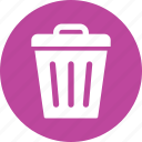 delete, recycle bin, remove, trash can, dustbin, rubbish basket, trashcan