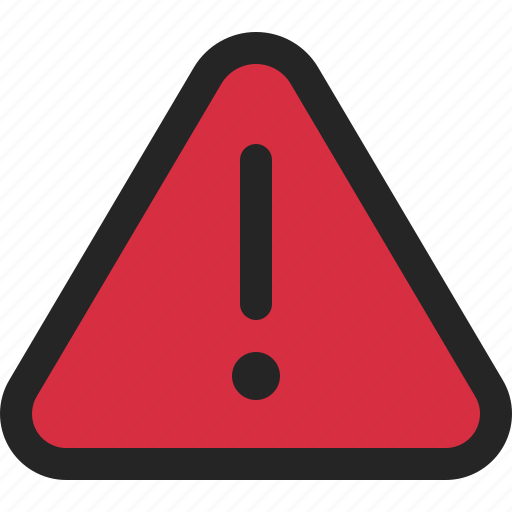Attention, triangle, alert, error, warning, caution, exclamation icon - Download on Iconfinder