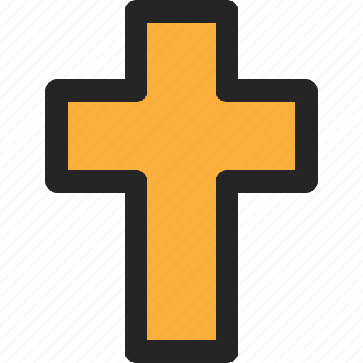 Cross, christianity, crucifix, rood, christ, catholic, religion icon - Download on Iconfinder