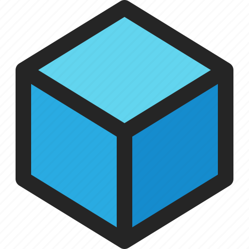 Cube, isometric, ice, 3d, box, square icon - Download on Iconfinder