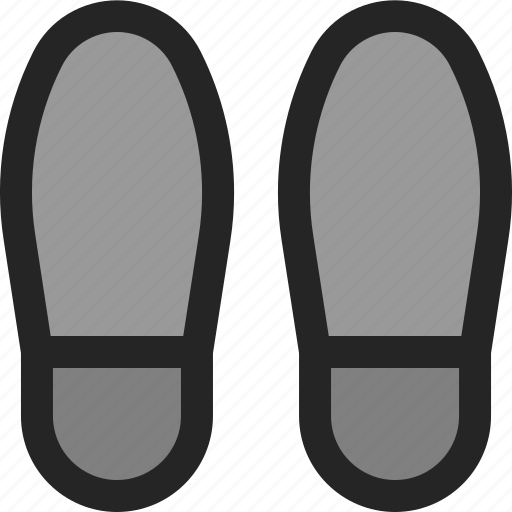 Shoe, footwear, man, loafer, footprint, step icon - Download on Iconfinder