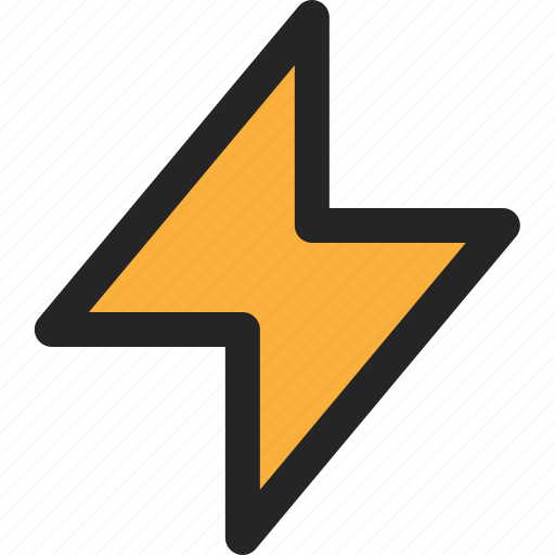 Lightning, bolt, thunder, electricity, energy, flash, power icon - Download on Iconfinder
