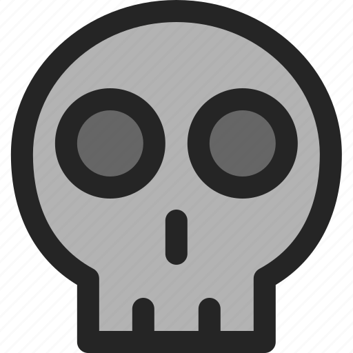 Skull, dead, death, ghost, skeleton, bone icon - Download on Iconfinder