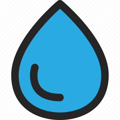Water, pure, aqua, liquid, drop, droplet, humidity icon - Download on Iconfinder