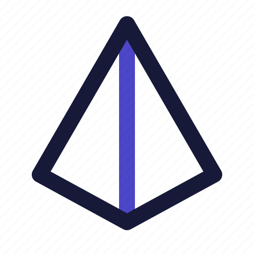 Pyramid, geometric, figure, math, geometry, triangle icon - Download on Iconfinder