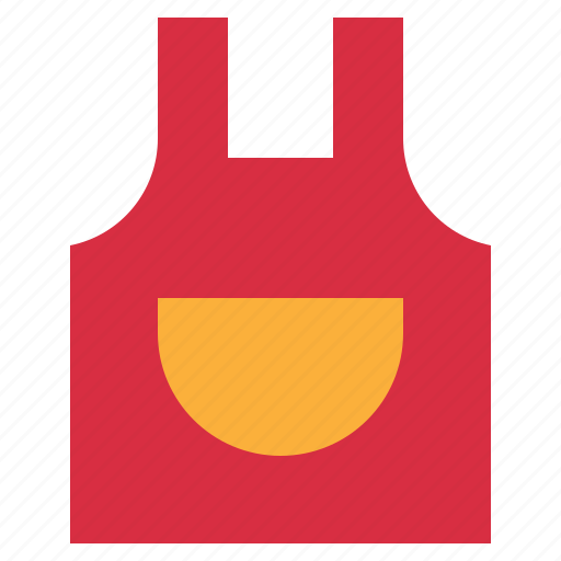 Apron, kitchen, cooking, protective, wear, food, clothes icon - Download on Iconfinder