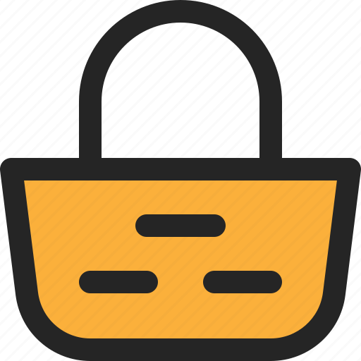 Basket, wicker, container, market, carry, handcraft, food icon - Download on Iconfinder