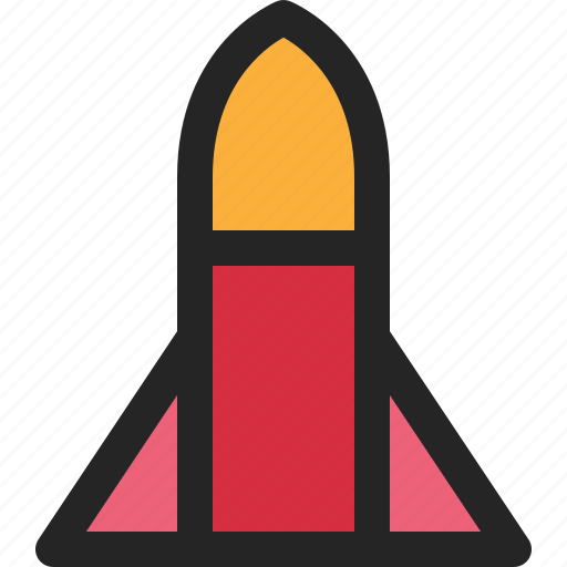 Missile, weapon, rocket, military, nuclear, war, army icon - Download on Iconfinder