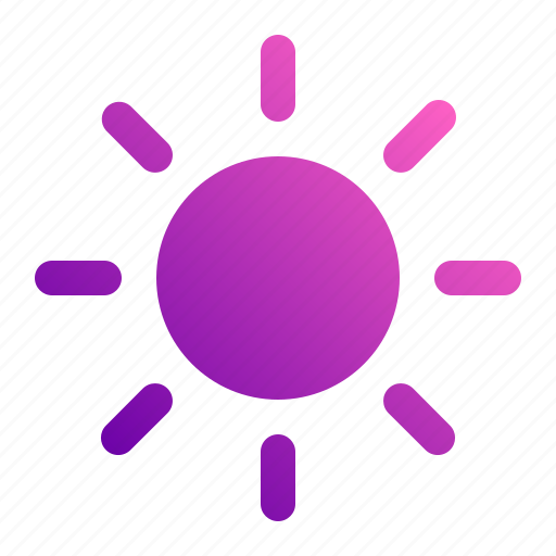 Brightness, sun, light, weather, ui icon - Download on Iconfinder