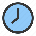 clock, time, and, date, wall, ui