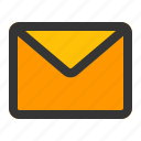 email, mail, message, envelope, ui