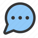 message, chat, bubble, conversation, communication, ui