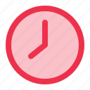 clock, time, and, date, wall, ui