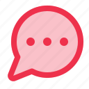 message, chat, bubble, conversation, communication, ui