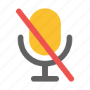 mute, mic, silent, microphone, ui