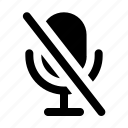 mute, mic, silent, microphone, ui