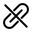 unlink, link, chain, disable, ui 