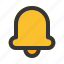 notification, alert, bell, ring, ui 
