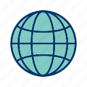 earth, globe, global