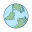 earth, global, basic ui 