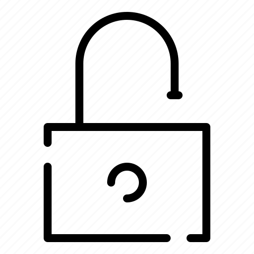 Unlock, lock, padlock, privacy icon - Download on Iconfinder