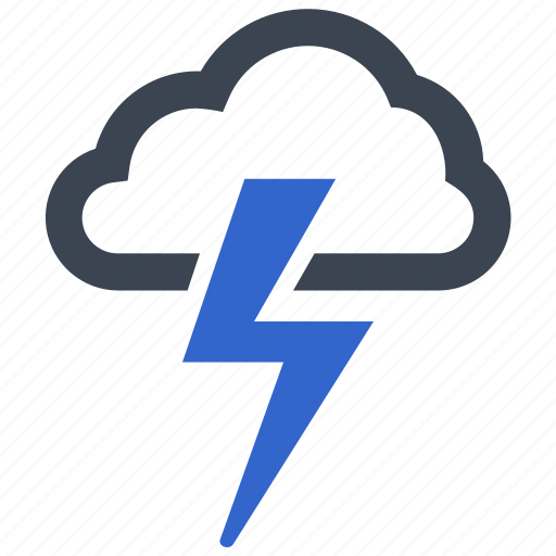 Cloud, lightning, storm, thunderstorm icon - Download on Iconfinder