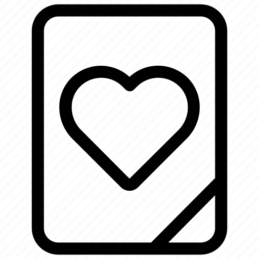 Favorite, list, wishlist, love, card icon - Download on Iconfinder