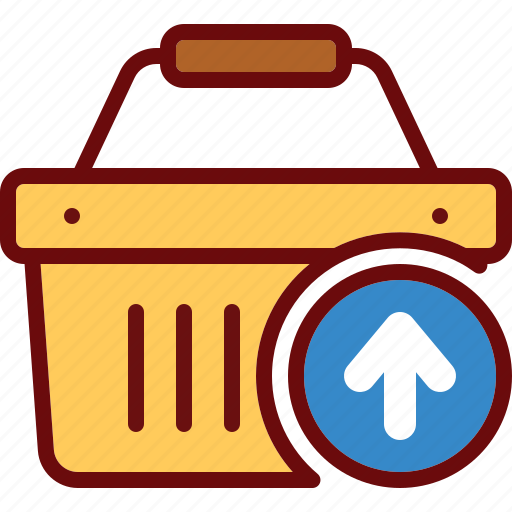 Basket, buy, cart, remove, shop, shopping, upload icon - Download on Iconfinder