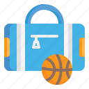 sports, bag, sport, basketball, duffle, baggage, luggage, ball, basket ball