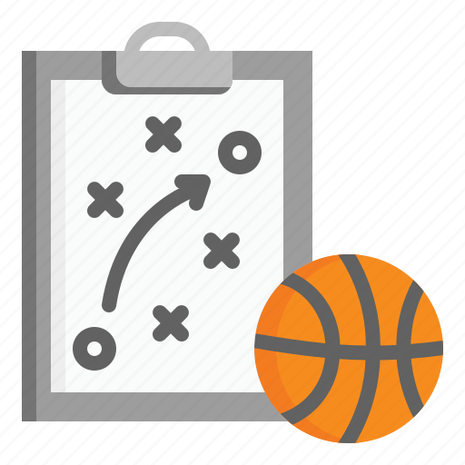 Strategy, planning, tactics, clipboard, ball, basketball, sport icon - Download on Iconfinder
