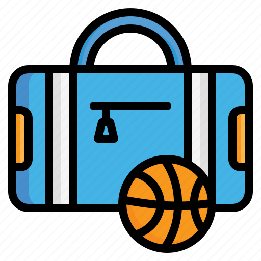 Sports, bag, sport, basketball, duffle, baggage, luggage icon - Download on Iconfinder