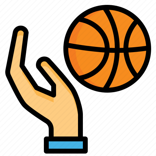 Shoot, shooting, hand, basketball, ball, game, sport icon - Download on Iconfinder