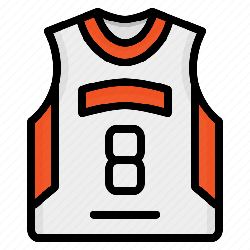 Jersey, basketball, shirt, tshirt, uniform, sport, fashion icon - Download on Iconfinder