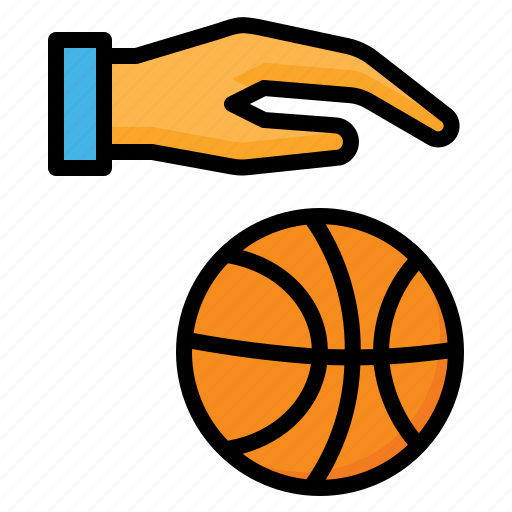 Basketball, ball, hand, trick, play, sport, basket ball icon - Download on Iconfinder