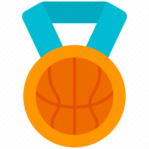 Medal, game, victory, award, basketball, sport, ball icon - Download on Iconfinder