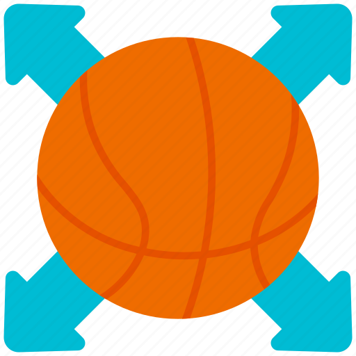 Pass, assist, arrow, arrows, basketball, sport, ball icon - Download on Iconfinder