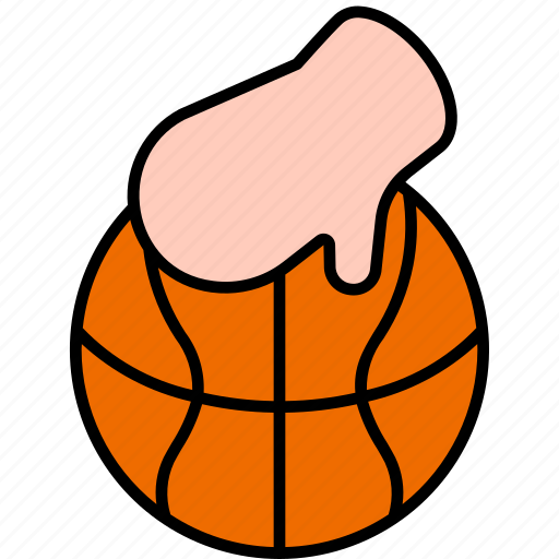 Dribble, hand, player, play, basketball, sport, ball icon - Download on Iconfinder