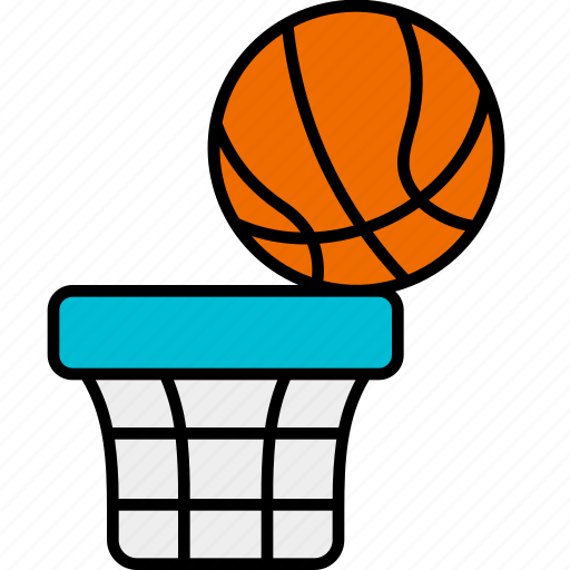Net, hoop, basket, equipment, basketball, sport, ball icon - Download on Iconfinder