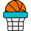 shoot, net, hoop, basket, basketball, sport, ball