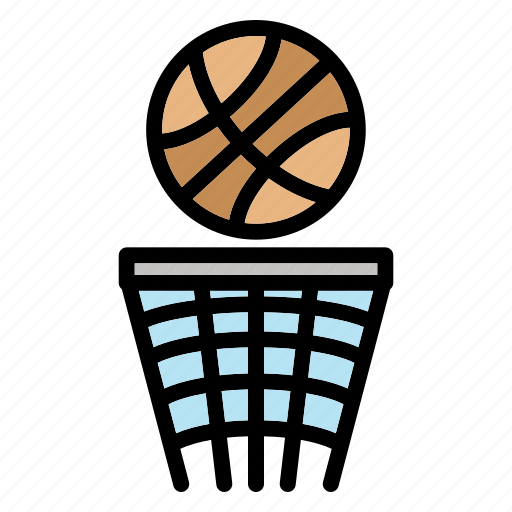 Basketball, basketball hoop, basketball goal, basketball net, basketball stand, hoop, player icon - Download on Iconfinder
