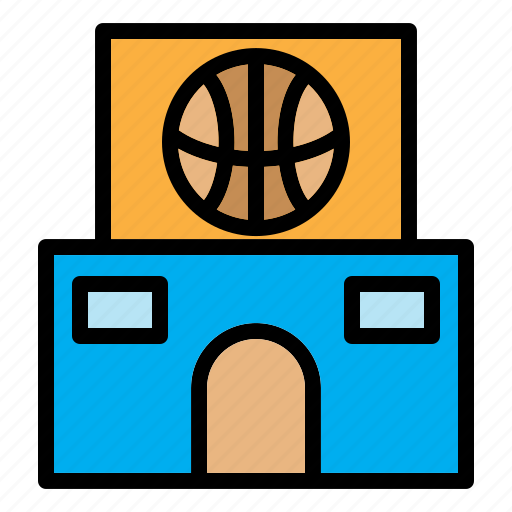 Basketball stadium, sport, field, stadium, ground, sports, game icon - Download on Iconfinder