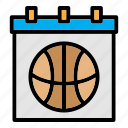 basketball calendar, sporting event, sport calendar, basketball match, sports schedule, date, schedule