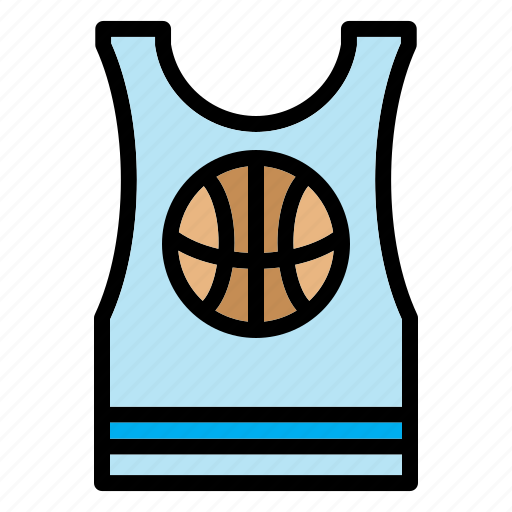Basketball jersey, jersey, sport, basketball wear, game, sports, tournament icon - Download on Iconfinder