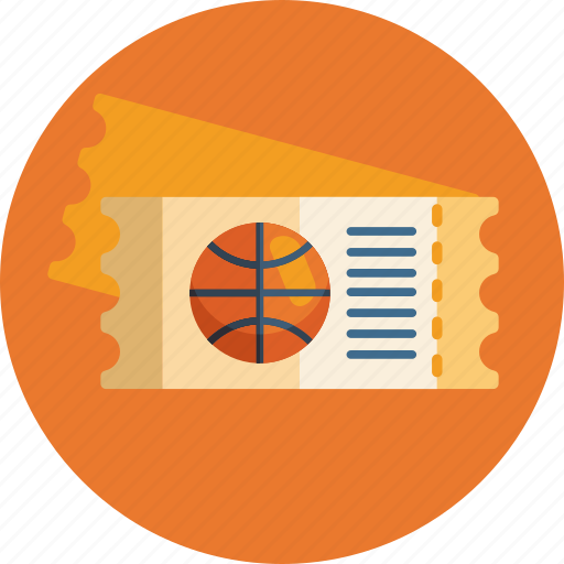 Ticket, game, basketball, sports icon - Download on Iconfinder