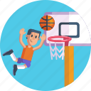 sports, basketball ring, basketball, basketball player, player, ball