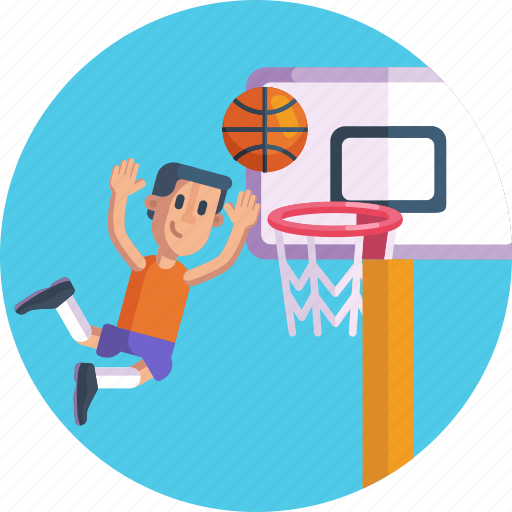 Sports, basketball ring, basketball, basketball player, player, ball icon - Download on Iconfinder
